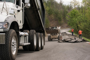 Lone Ridge Drive - Old Asphalt Removal