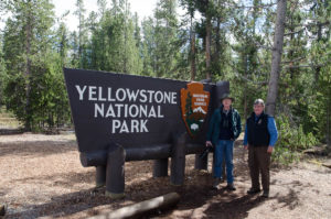 Frank and Bill at Yellowstone NP - 2013
