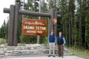 Frank and Bill at Grand Teton NP - 2013