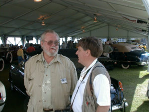 Frank with David E. Davis